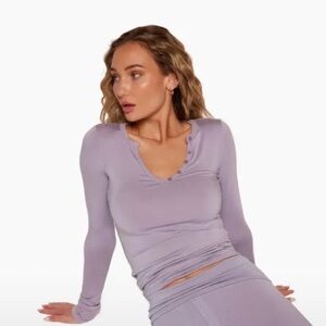 Set Active Sleep Fitted Henley - Spring